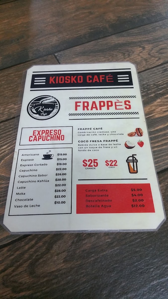 Kiosco Cafe Menu - Image 4